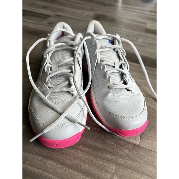 Nike Court Lite 2 Gray Pink Running Shoes Womens AR8838-001 size 10 - Picture 1 of 7